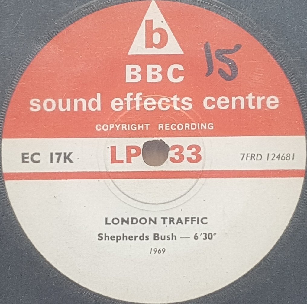 EC 17K London traffic Not registered from the BBC records and Tapes library Label